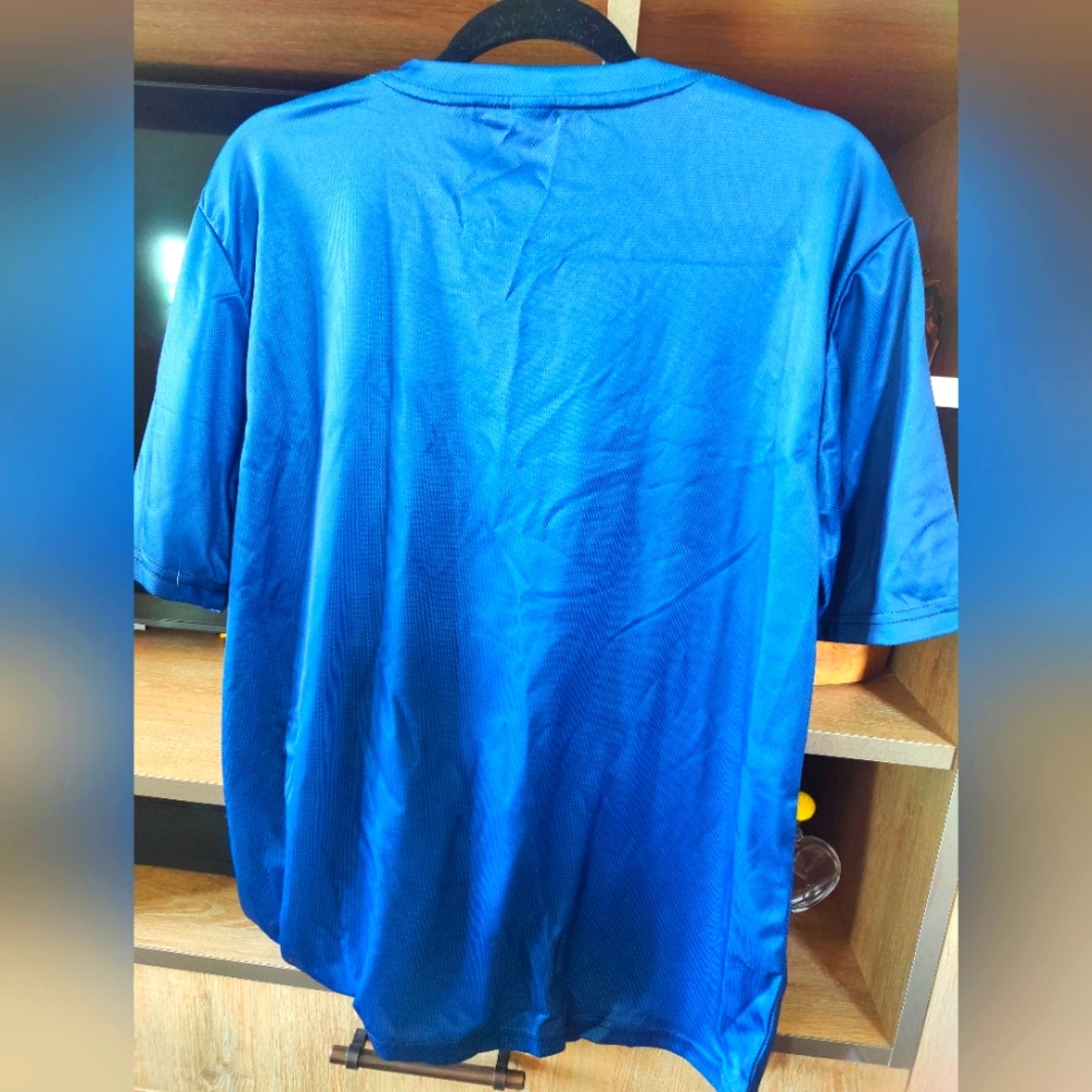 Blue 'The Catfather' Graphic T-Shirt Sports Breathable Material. Brand New. - Picture 2 of 5